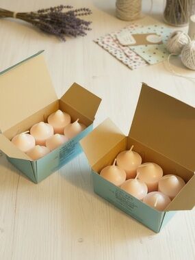 Partylite Apricot Basil Votives Bundle Deal Two Six Count Votives New with Tags